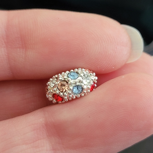 Zales Multi-Color Crystal Charm | Pandora-Style Sparkling Charm - Picture 8 of 10